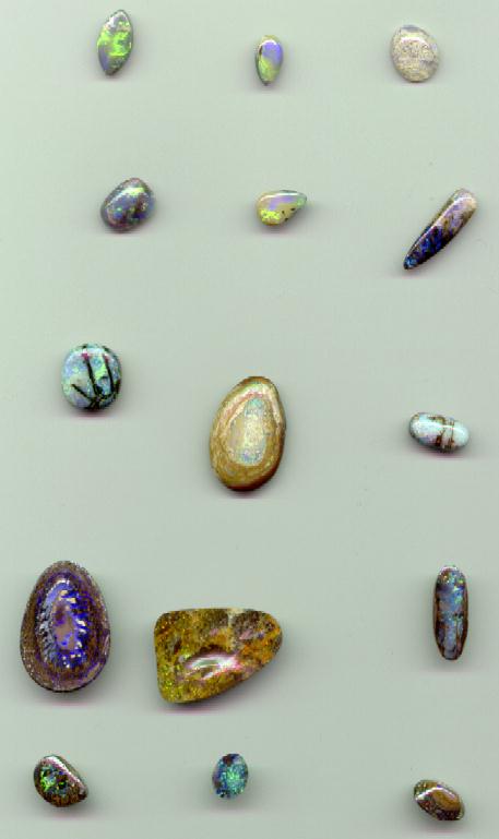 Yowah Opals from Yowah Opal Field